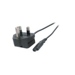 EFB Elektronik EK498.3 power cable Black 3 m BS 1363/A C7 coupler
