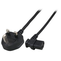 EFB Elektronik EK460.1,8 power cable Black 3 m BS 1363/A C13 coupler