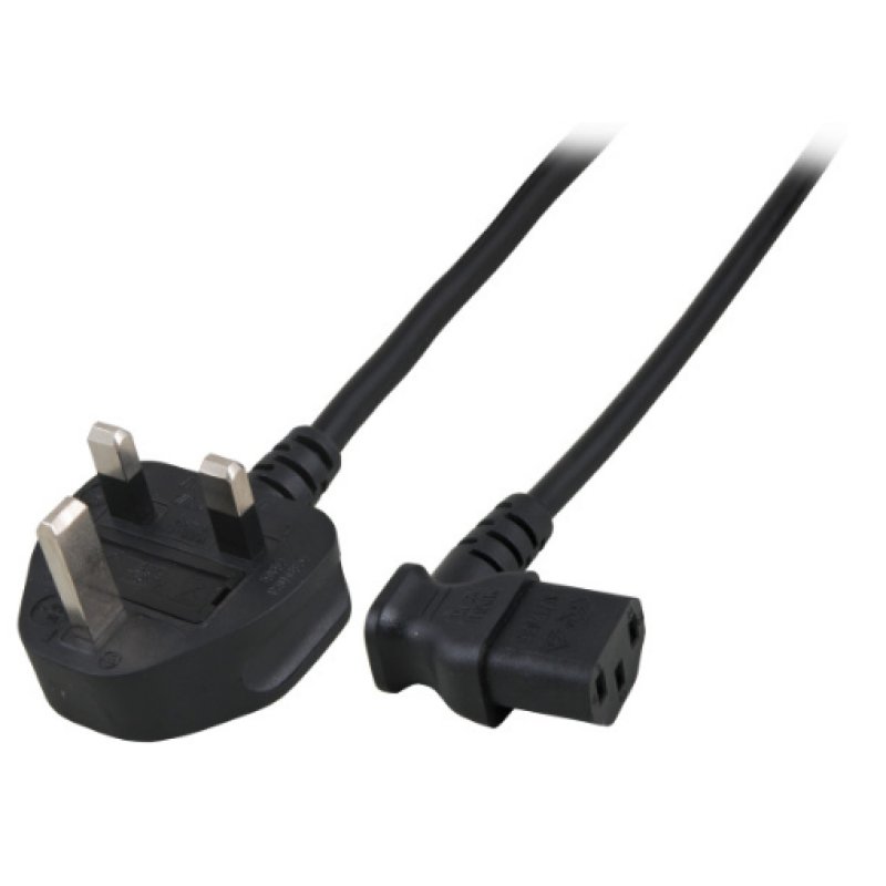 EFB Elektronik EK460.1,8 power cable Black 3 m BS 1363/A C13 coupler