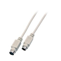 EFB Elektronik PS/2 5m PS/2 cable 6-p Mini-DIN Beige