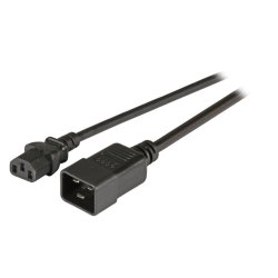 EFB Elektronik EK531.1,8V2 câble électrique Noir 1,8 m Coupleur C20 Coupleur C13