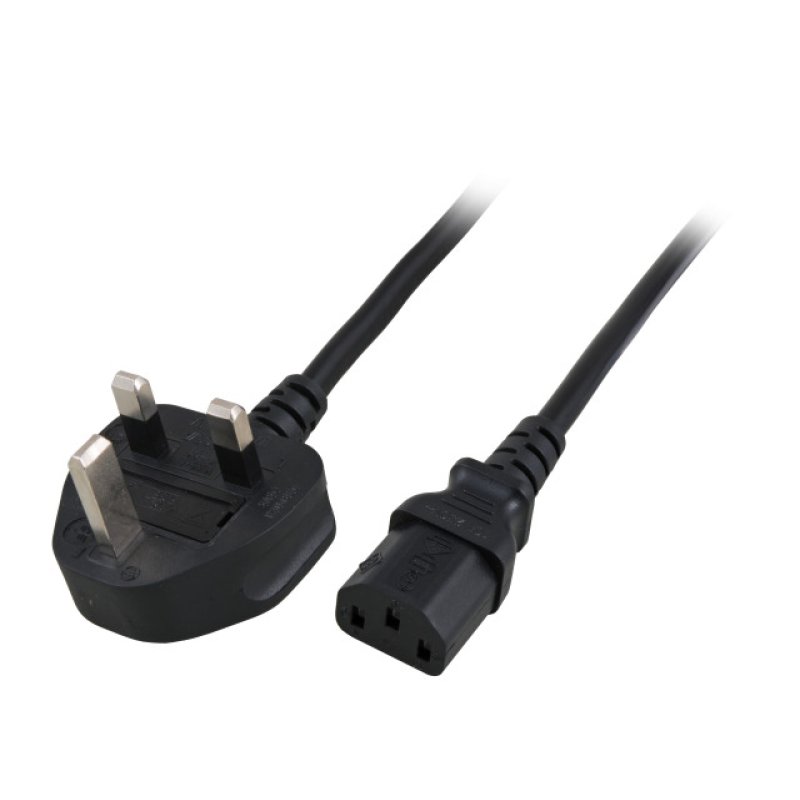 EFB Elektronik EK484.2 câble électrique Noir 2 m BS 1363/A Coupleur C13