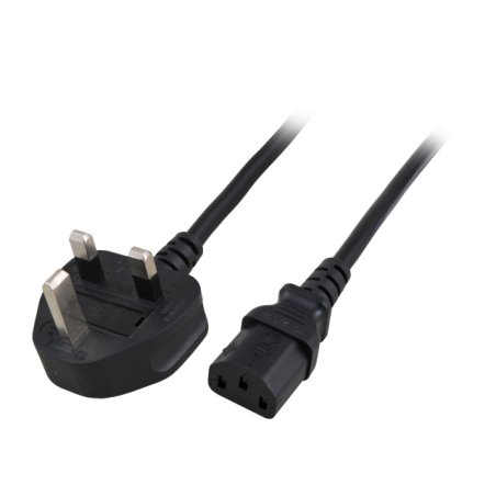 EFB Elektronik EK484.2 câble électrique Noir 2 m BS 1363/A Coupleur C13