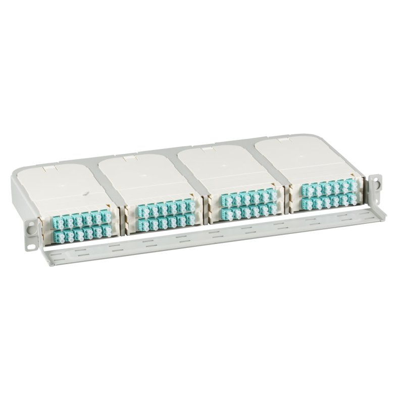 FTTH 19" 1HE Trger fr 8x Moduleinschbe,FTTH-MODUL-X inkl. Kabelf