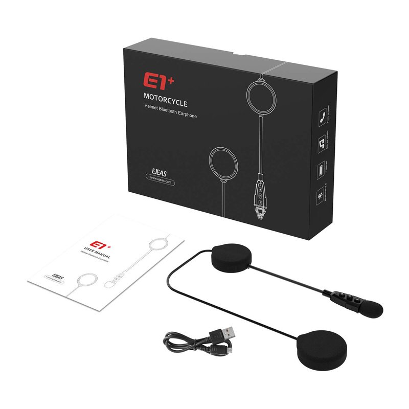 EJEAS E1 Bluetooth headset for helmets