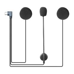Type C headset for motorcycle helmet for V6pro EJEAS HIFI-M6 intercom