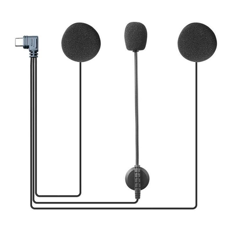 Type C headset for motorcycle helmet for V6pro EJEAS HIFI-M6 intercom