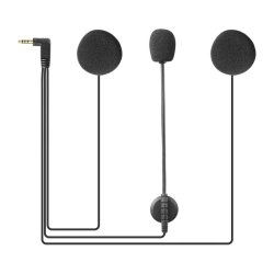 Motorcycle helmet headset with 3.5 mm plug for V6pro EJEAS HIFI-M intercom