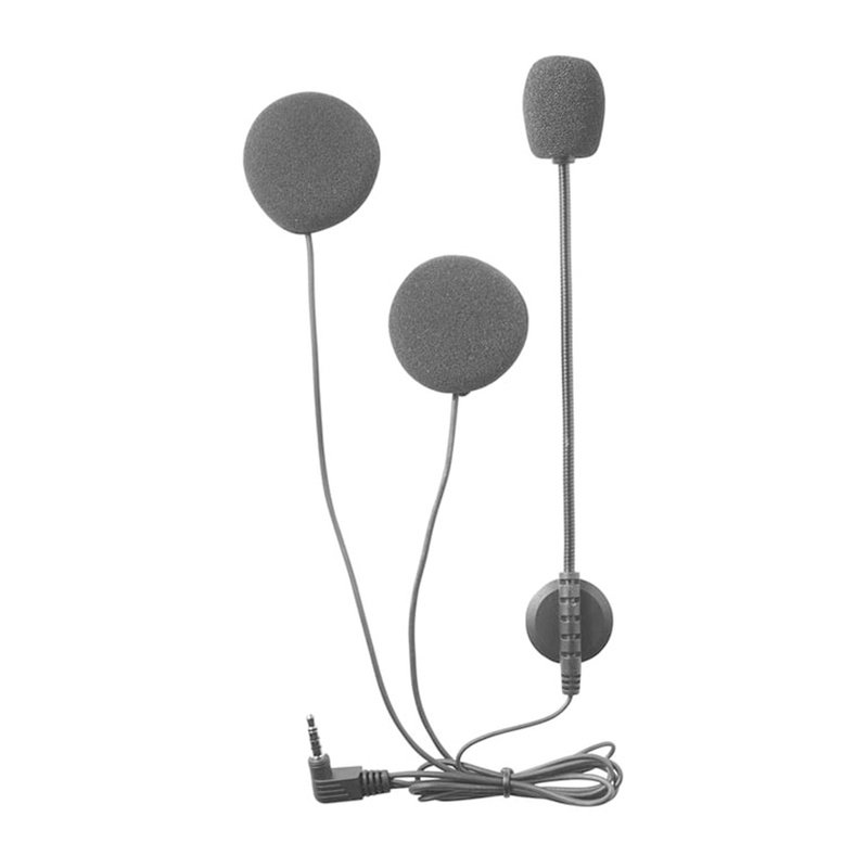 Motorcycle helmet headset with 3.5 mm plug for V6pro EJEAS HIFI-M intercom