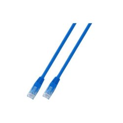 EFB RJ45 Patchkabel Cat.5e U/UTP PVC CCA blau 20m