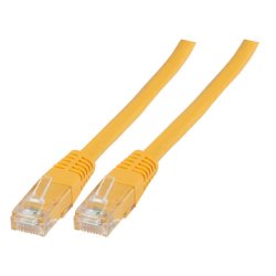 EFB RJ45 Patchkabel Cat.6 U/UTP PVC CCA gelb 7,5m