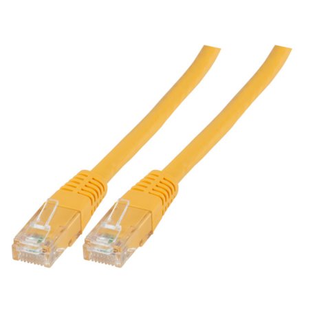 EFB RJ45 Patchkabel Cat.6 U/UTP PVC CCA gelb 7,5m