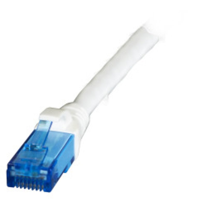 EFB RJ45 Patchkabel Cat.6A U/UTP LSZH Premium 500MHz wei 1,5m