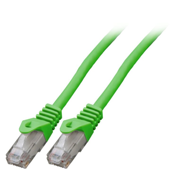 EFB RJ45 Patchkabel Cat.6 U/UTP LSZH CCA grn 25m