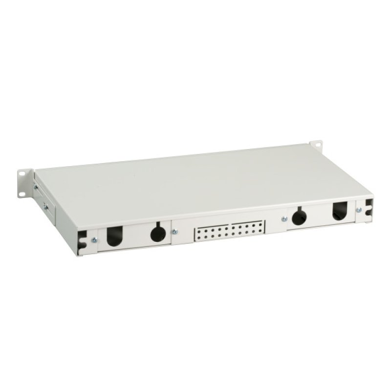 EFB Elektronik Spleißbox ausziehbar 1HE ohne Frontblende, unbestückt, grau