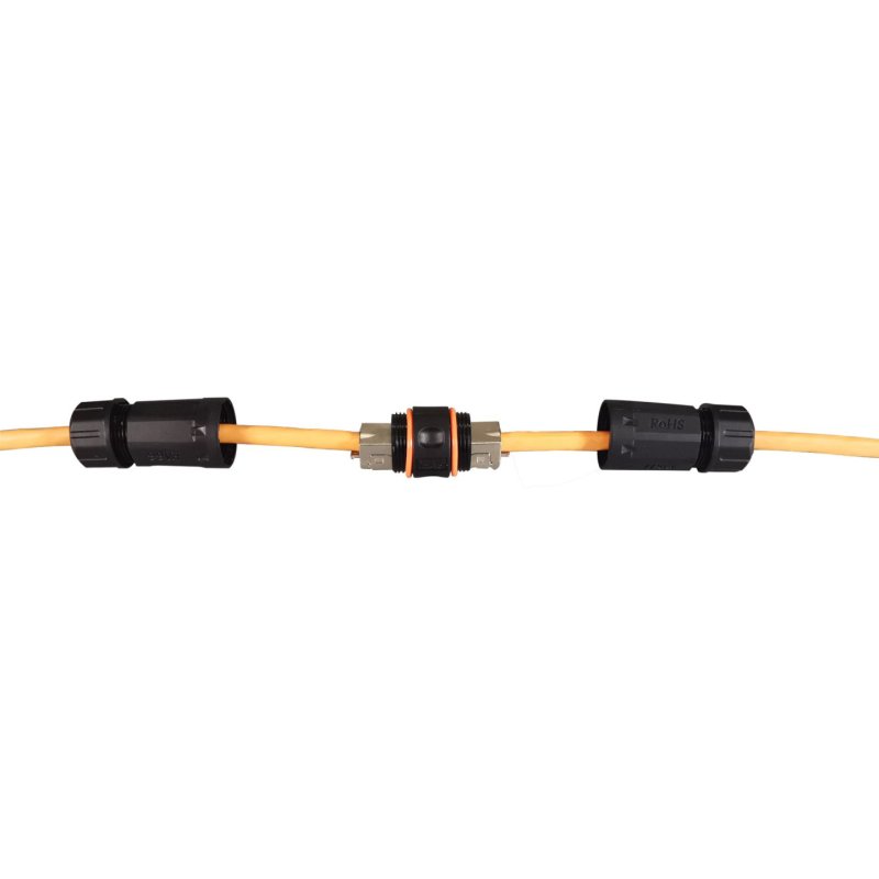 EFB Elektronik IP68DFKRJ456AWP wire connector 2x RJ-45 Black