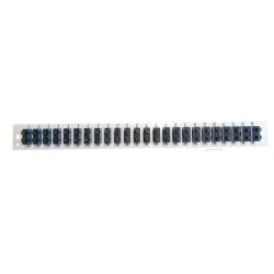 EFB Bestckte Frontblende mit 24 x SC Duplex Kupplung OS2 vertikal, schwarz