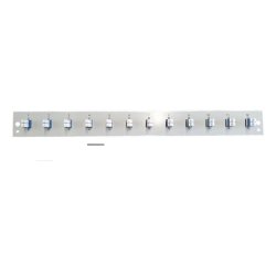 EFB Bestckte Frontblende mit 12 x LC Duplex Kupplung OS2, schwarz