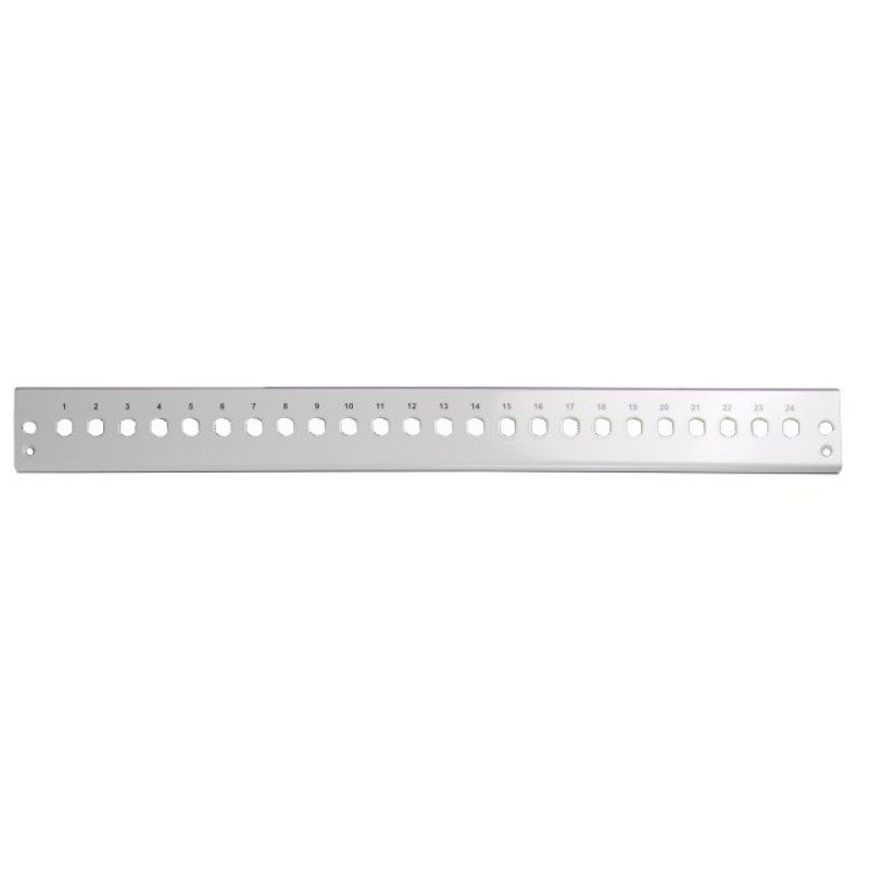 EFB Frontblende 12 x ST/FC (D-hole), grau