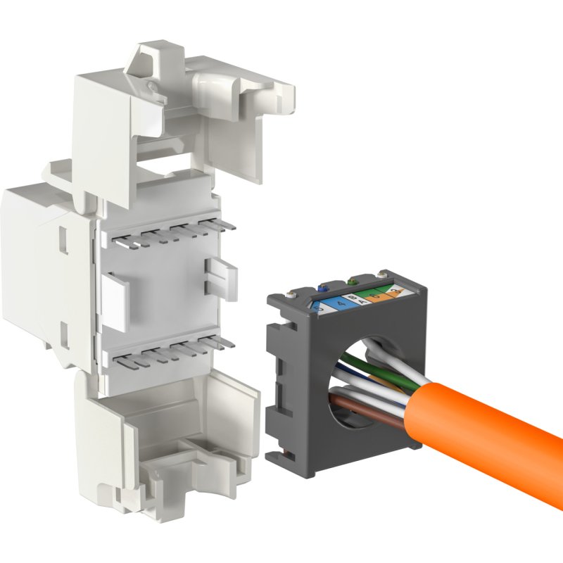 EFB RJ45 Keystone UTP, Cat.6, 250MHz, Komponenten zertifiziert, wei