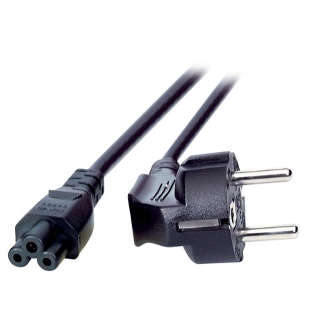 EFB Netzleitung Schutzkontakt 90 - C5 180, schwarz, 1,8 m, 3 x 0,75 mm