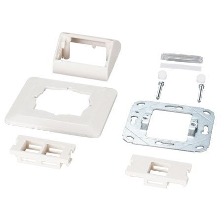 EFB Multifunktions-Rahmenset mit 1-und 2-Port Adapter Keystone Format(HDMI,USB,