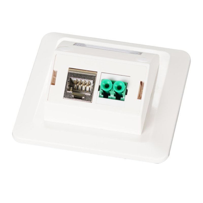 EFB Multifunktions-Rahmenset mit 1-und 2-Port Adapter Keystone Format(HDMI,USB,
