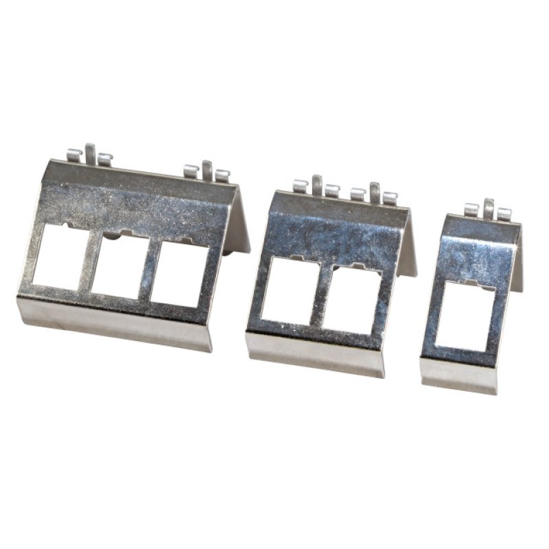 EFB Keystone Modulhalter fr Hutschiene, Edelstahl, fr 1x Keystone