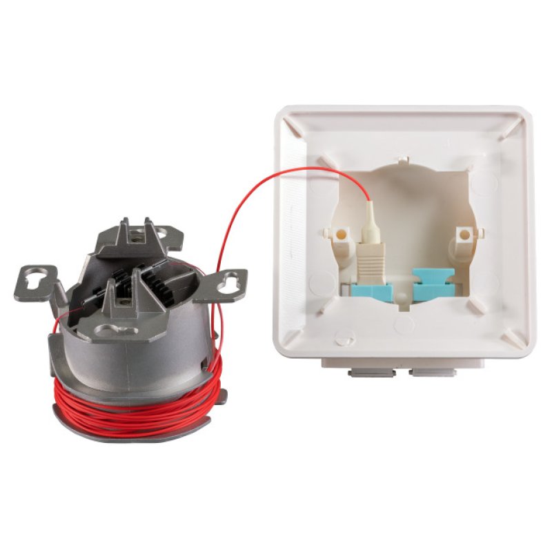 EFB Elektronik FTTH-OUTLET-SC-OM3 prise de courant Blanc