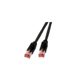 EFB Elektronik K8050.1,5 networking cable Black 1.5 m Cat6a S/FTP (S-STP)