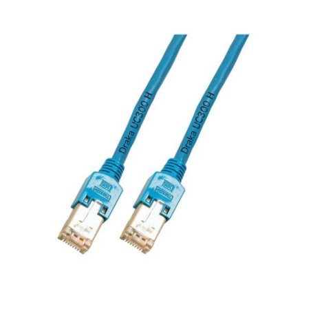EFB RJ45 Patchkabel Cat.5e F/UTP LSZH Draka UC300 TM11 blau 1m