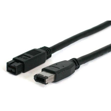 StarTech.com 6 ft 1394b Firewire Cable 9-6 Pin M-M 1,8 m Noir