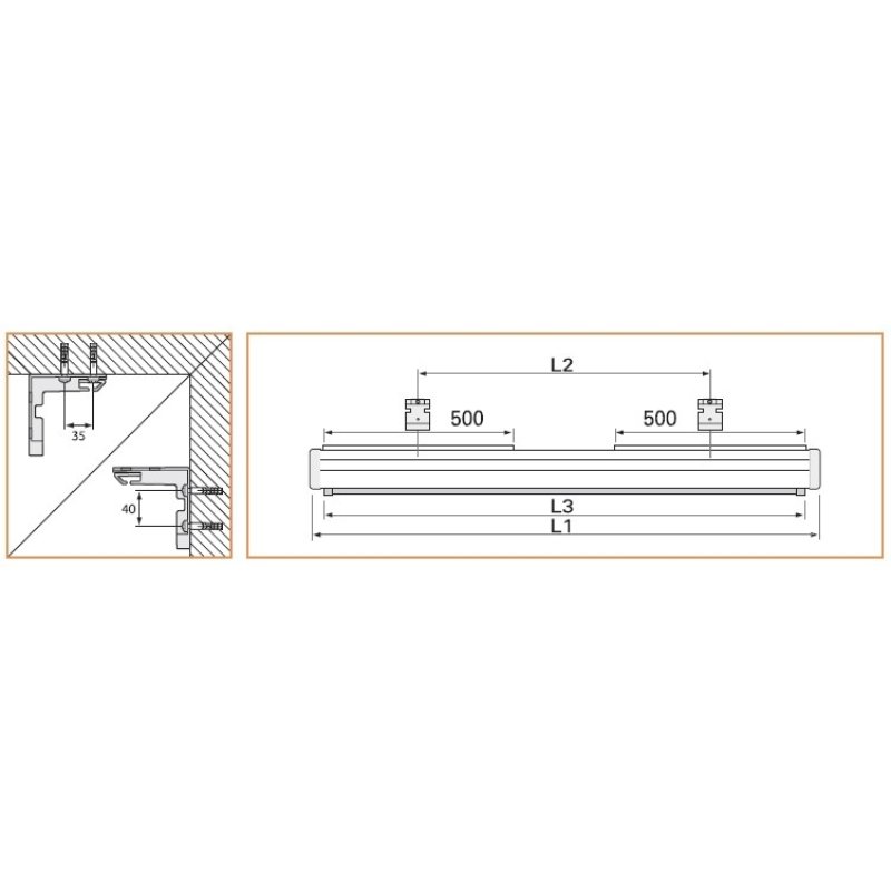 Da-Lite Cinema RF Electrol 117x200 Matte White S projection screen 2.34 m (92") 16:9