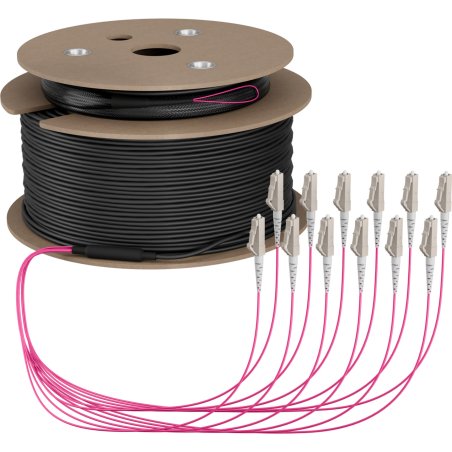 EFB Trunkkabel U-DQ(ZN)BH OM4 12G (1x12) LC-LC 160m Dca LSZH