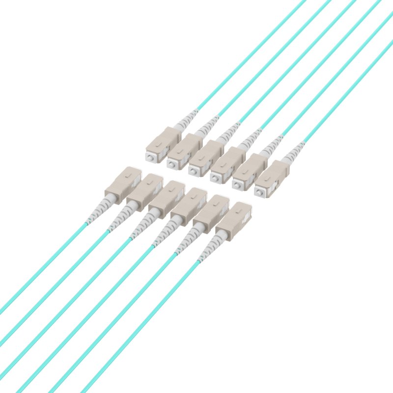 EFB Elektronik O8341S160OM3 InfiniBand/fibre optic cable 160 m 12x SC U-DQ(ZN) BH Beige, Black, Blue