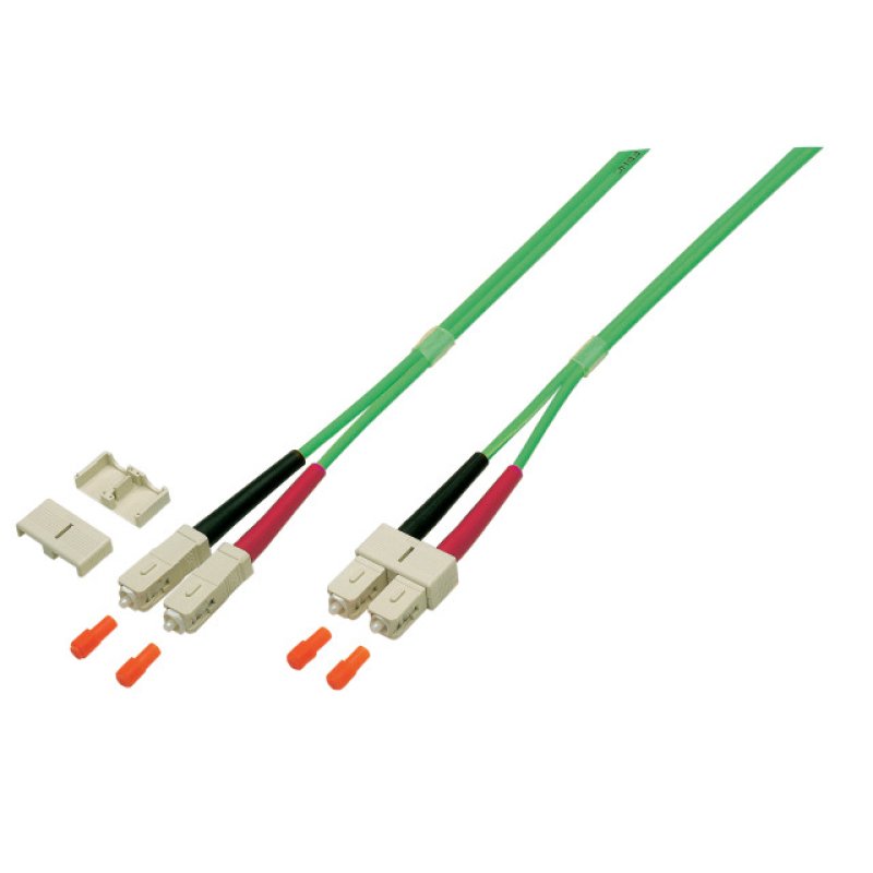 EFB Duplex Patchkabel SC-SC OM5 5m LSZH 3mm limettengrn