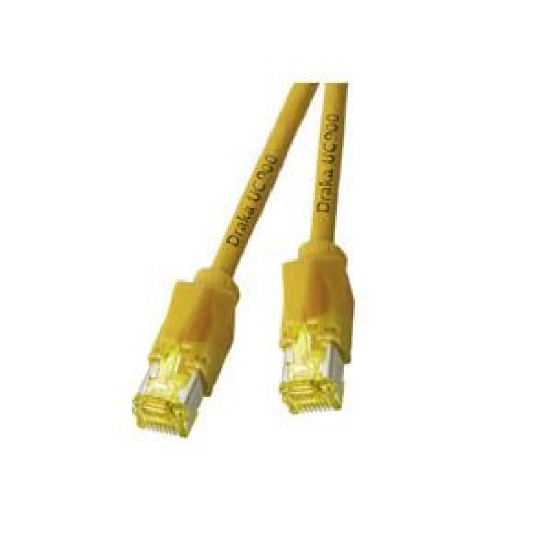 EFB RJ45 Patchkabel Cat.6A S/FTP LSZH Draka UC900 TM31 gelb 10m