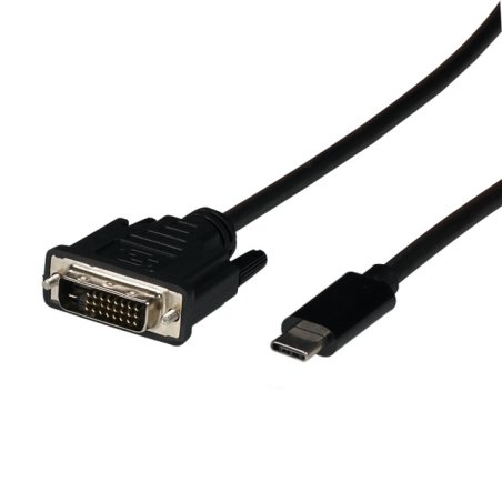 EFB USB Typ C - DVI-D Kabel, USB Typ-C Stecker - DVI-D Stecker, 1080P, 2m