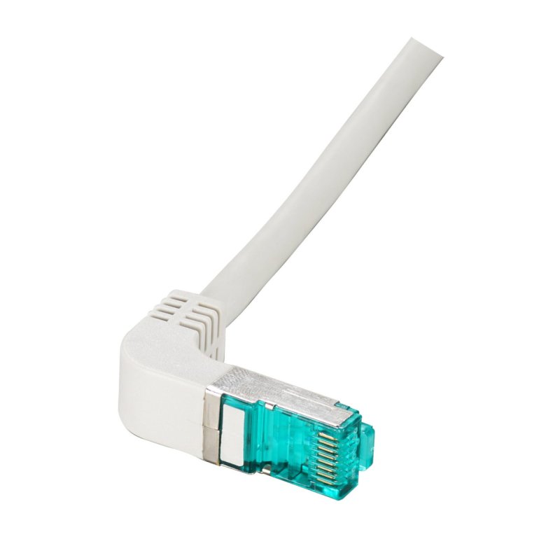 EFB RJ45 Patchkabel Cat.6A S/FTP LSZH 1x90 grau 0,25m