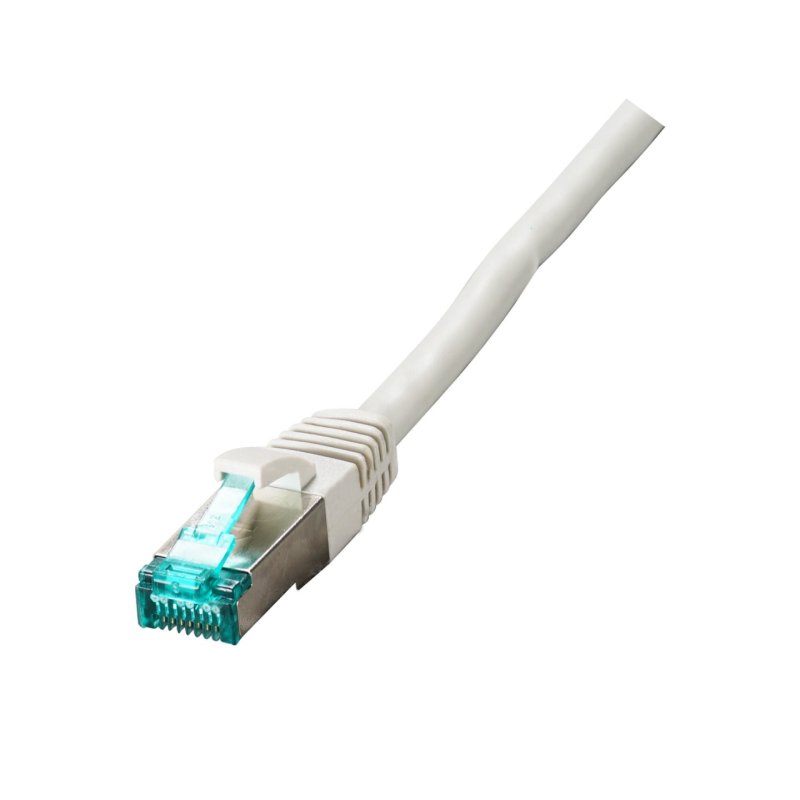 EFB RJ45 Patchkabel Cat.6A S/FTP LSZH 1x90 grau 0,25m