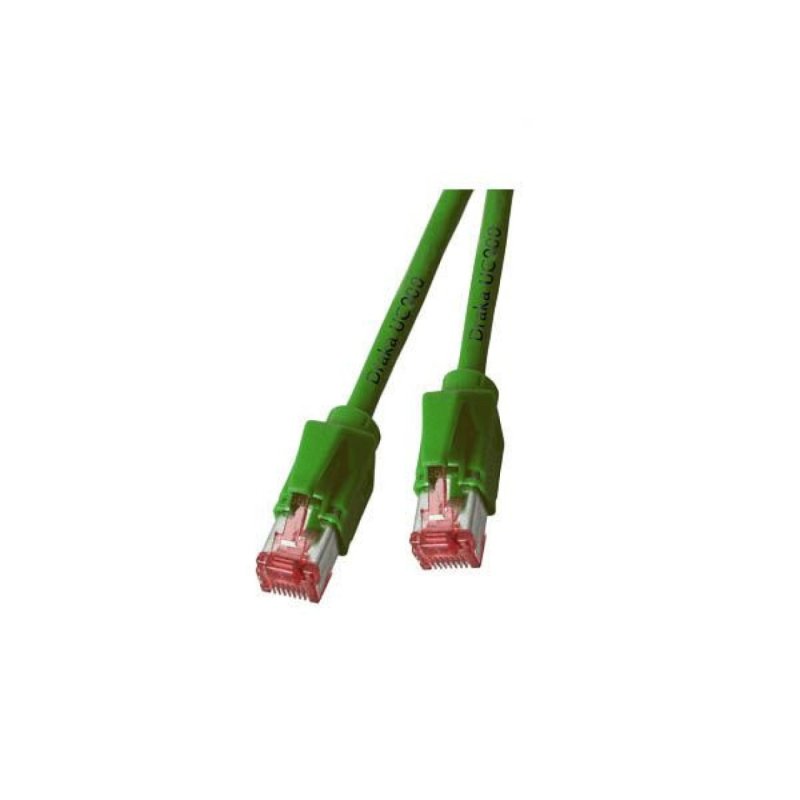EFB RJ45 Patchkabel Cat.6A S/FTP LSZH Draka UC900 TM21 grn 0,25m