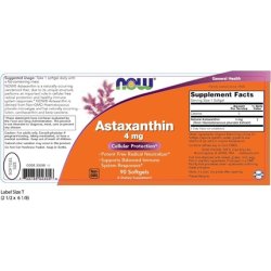 Now Foods Astaxanthin Softgels