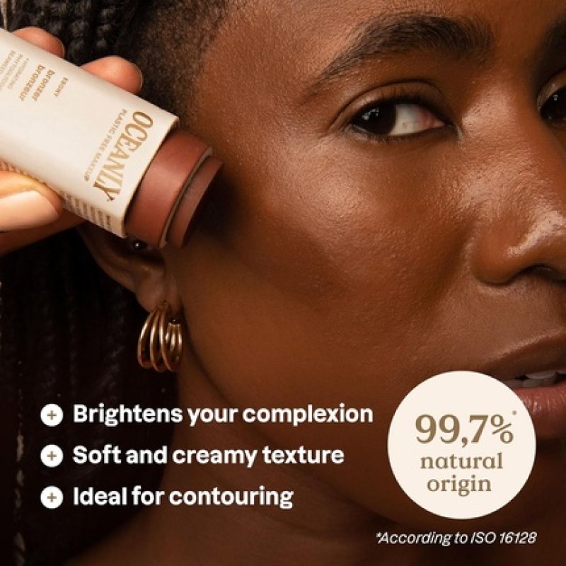 Attitude Oceanly Plastic-Free Lightweight Bronzer Stick Titanium Dioxide-Free