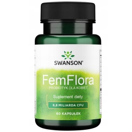 Swanson Femflora Probiotic Supplement - 60 Capsules