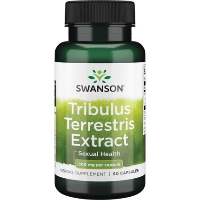 Swanson Tribulus Terrestris Extract Enhances Fitness 60 Capsules 500mg