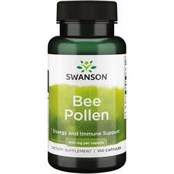Swanson Bee Pollen 400mg 100 Capsules