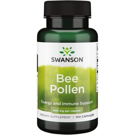 Swanson Bee Pollen 400mg 100 Capsules