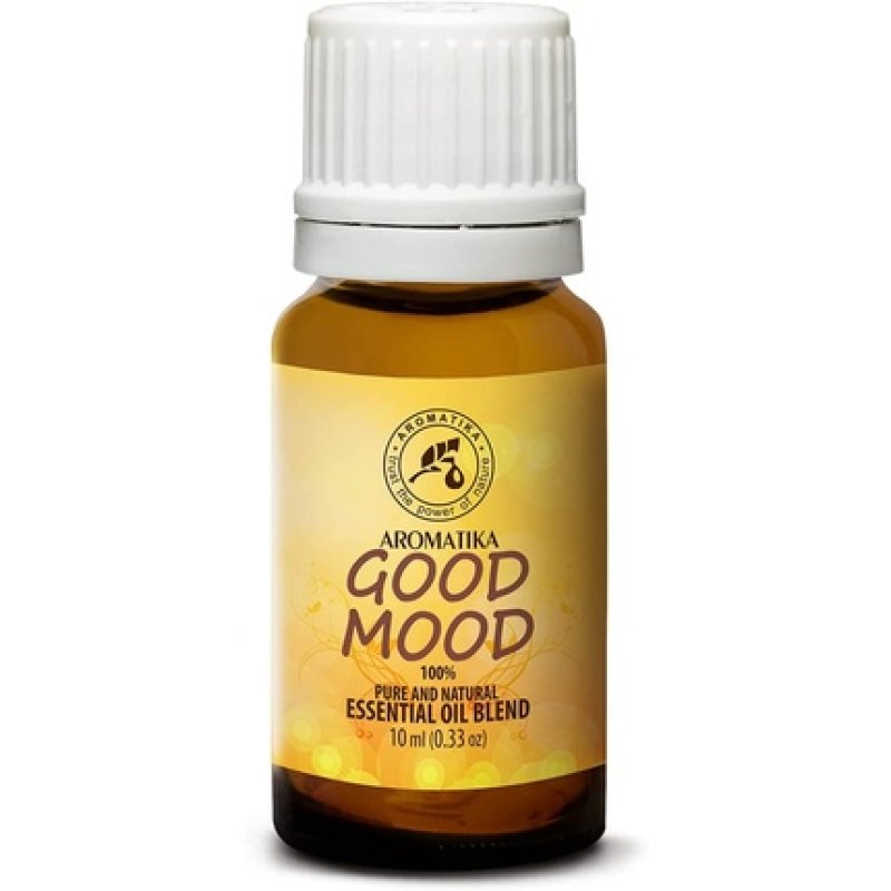 Good Mood Aromatherapy Blend 10ml with Pure Lime and Orange Oil for Good Vibes and Better Sleep