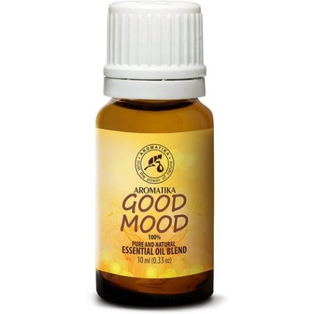 Good Mood Aromatherapy Blend 10ml with Pure Lime and Orange Oil for Good Vibes and Better Sleep