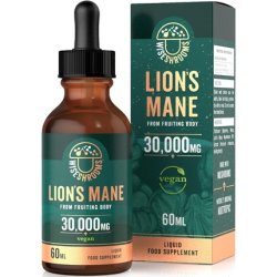 Lion's Mane Supplement Liquid Drops 30,000mg High Strength